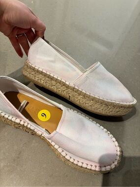 Splendid Pale Pink Canvas Espadrille Slip-Ons